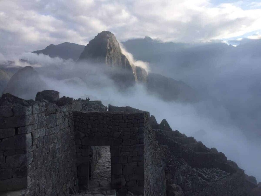 Clouds over Manchu Pichu