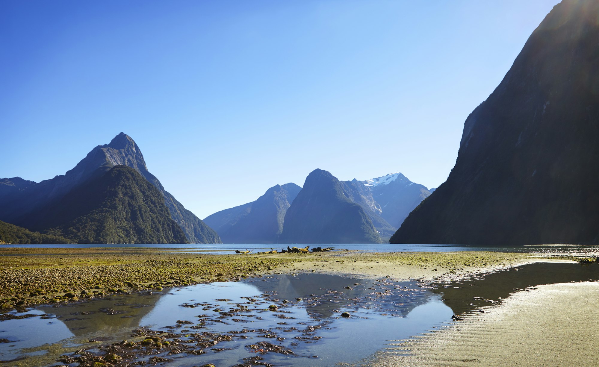 View Of Milford Sound In New Zealand's South Island